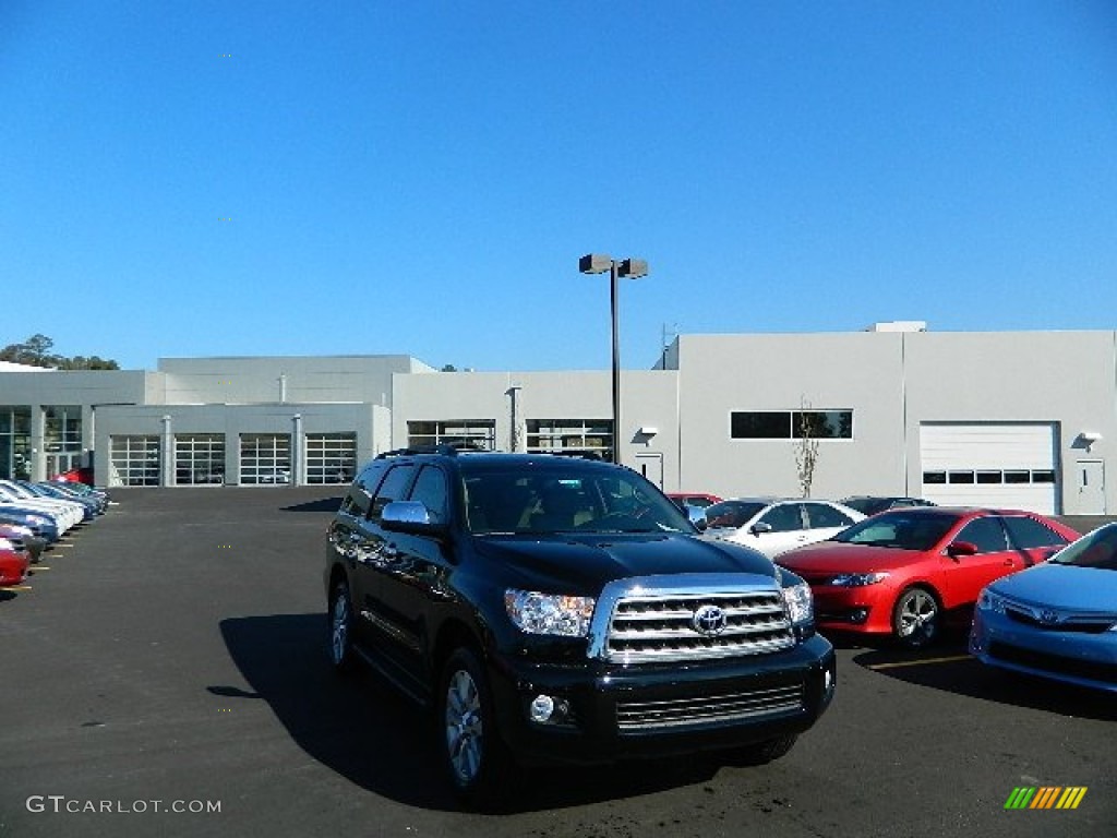 2013 Sequoia Limited - Black / Sand Beige photo #1