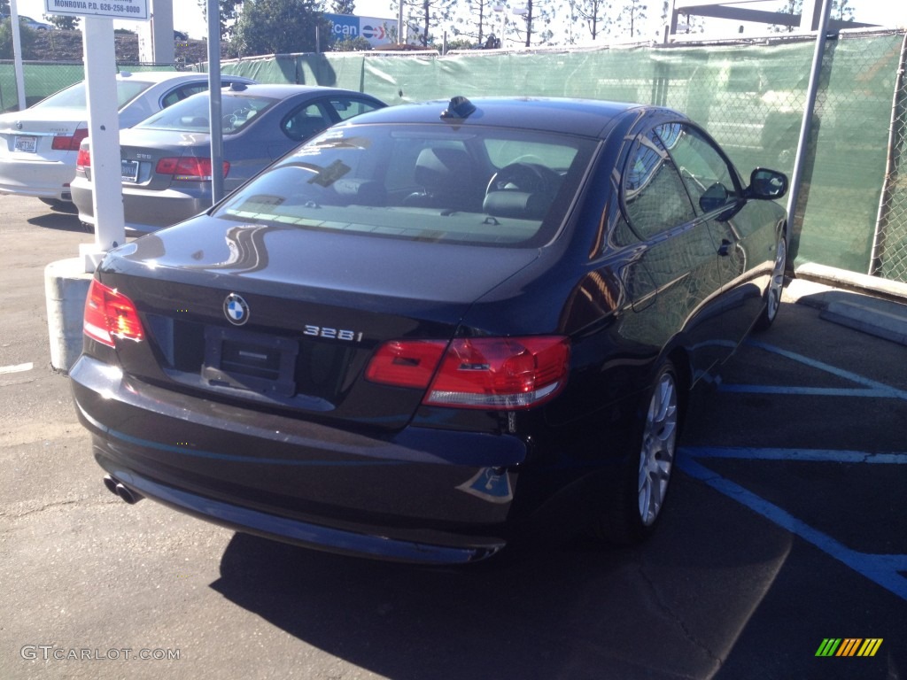 2010 3 Series 328i Coupe - Jet Black / Black photo #6