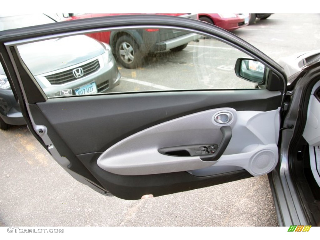 2011 Honda CR-Z Sport Hybrid Gray Fabric Door Panel Photo #76744571
