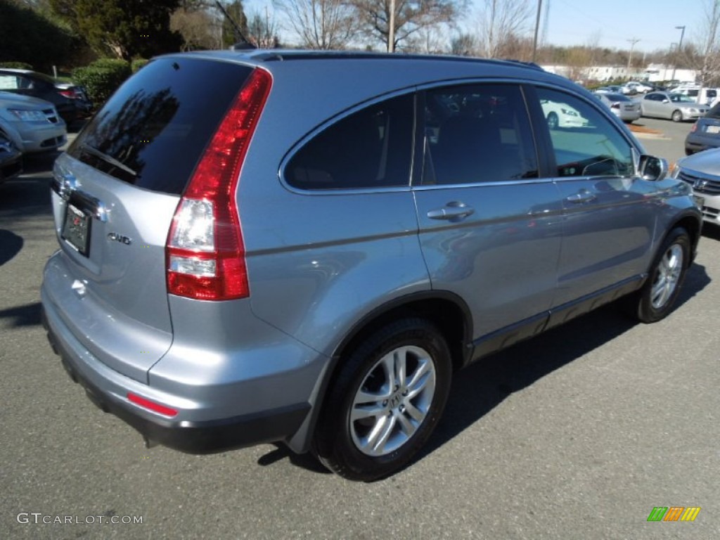 2011 CR-V EX-L 4WD - Glacier Blue Metallic / Gray photo #5