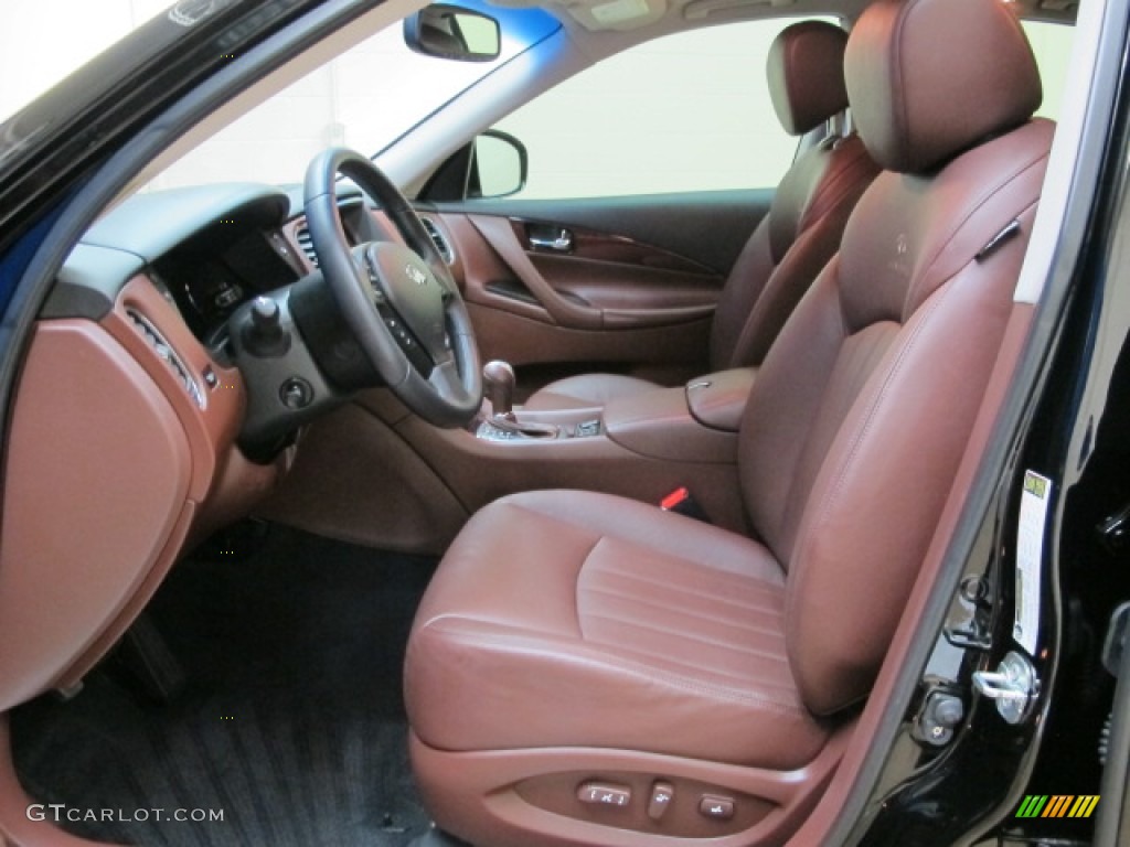 Chestnut Interior 2008 Infiniti EX 35 Journey AWD Photo #76746335
