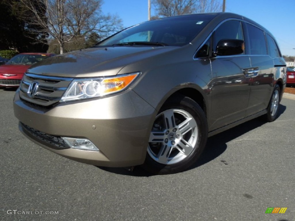 2011 Odyssey Touring - Mocha Metallic / Beige photo #1