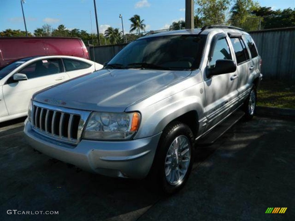 2004 Grand Cherokee Limited 4x4 - Bright Silver Metallic / Dark Slate Gray photo #2