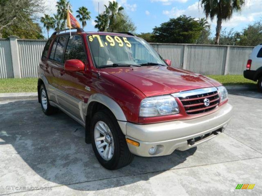 Racy Red Suzuki Grand Vitara