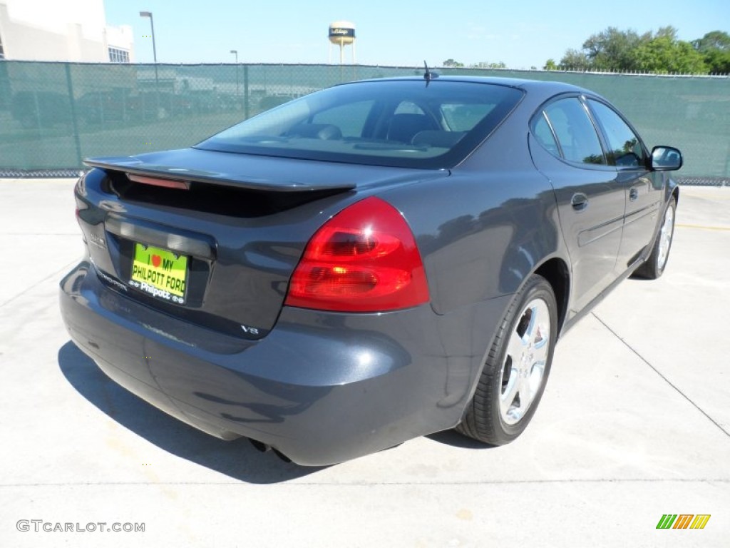 2008 Grand Prix GXP Sedan - Shadow Gray Metallic / Ebony photo #3