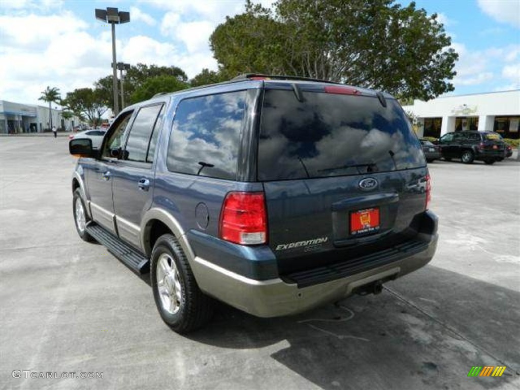 2003 Expedition Eddie Bauer - True Blue Metallic / Medium Parchment photo #5