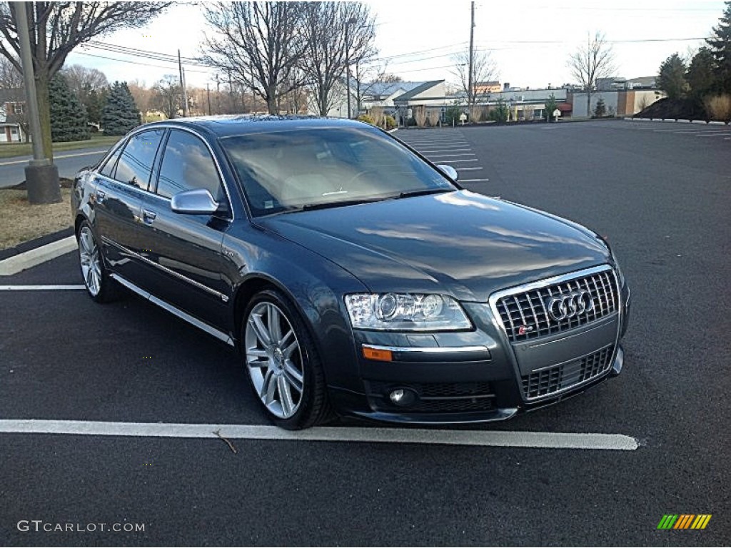 Daytona Gray Pearl Effect 2007 Audi S8 5.2 quattro Exterior Photo #76749209