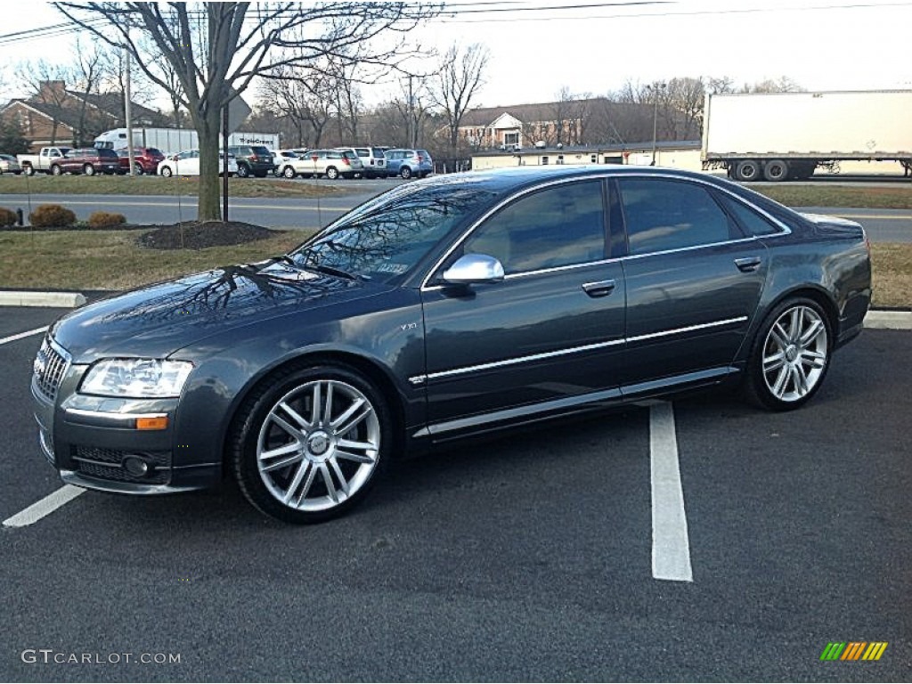 Daytona Gray Pearl Effect 2007 Audi S8 5.2 quattro Exterior Photo #76749427