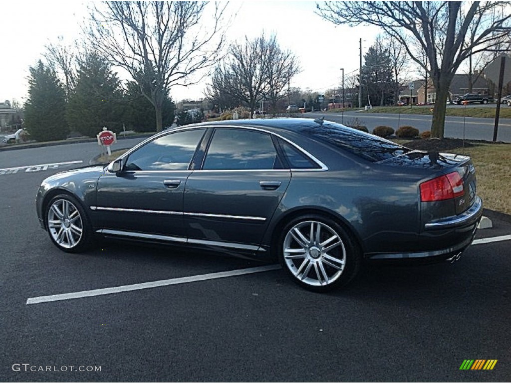 Daytona Gray Pearl Effect 2007 Audi S8 5.2 quattro Exterior Photo #76749491