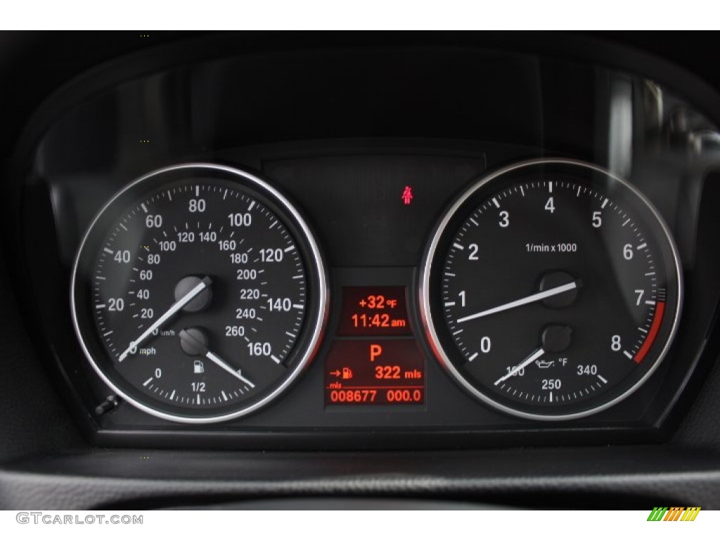 2012 BMW 3 Series 335i xDrive Coupe Gauges Photo #76749597