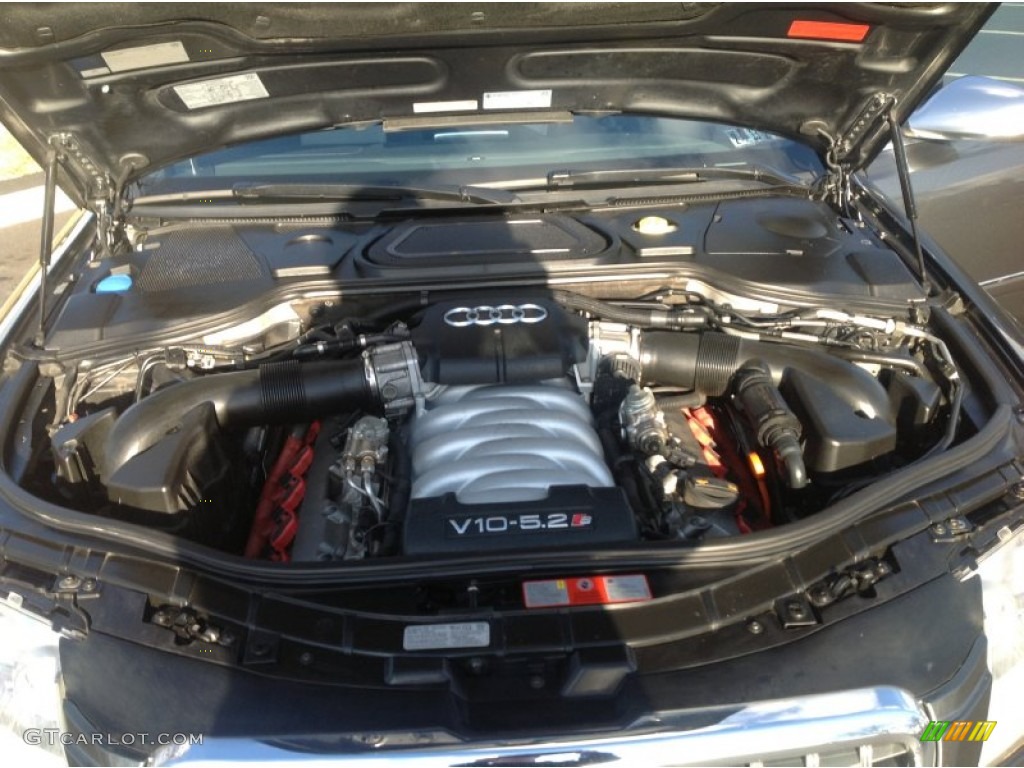 2007 Audi S8 5.2 quattro 5.2 Liter DOHC 40-Valve VVT V10 Engine Photo #76750046