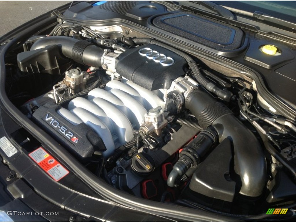2007 Audi S8 5.2 quattro 5.2 Liter DOHC 40-Valve VVT V10 Engine Photo #76750097
