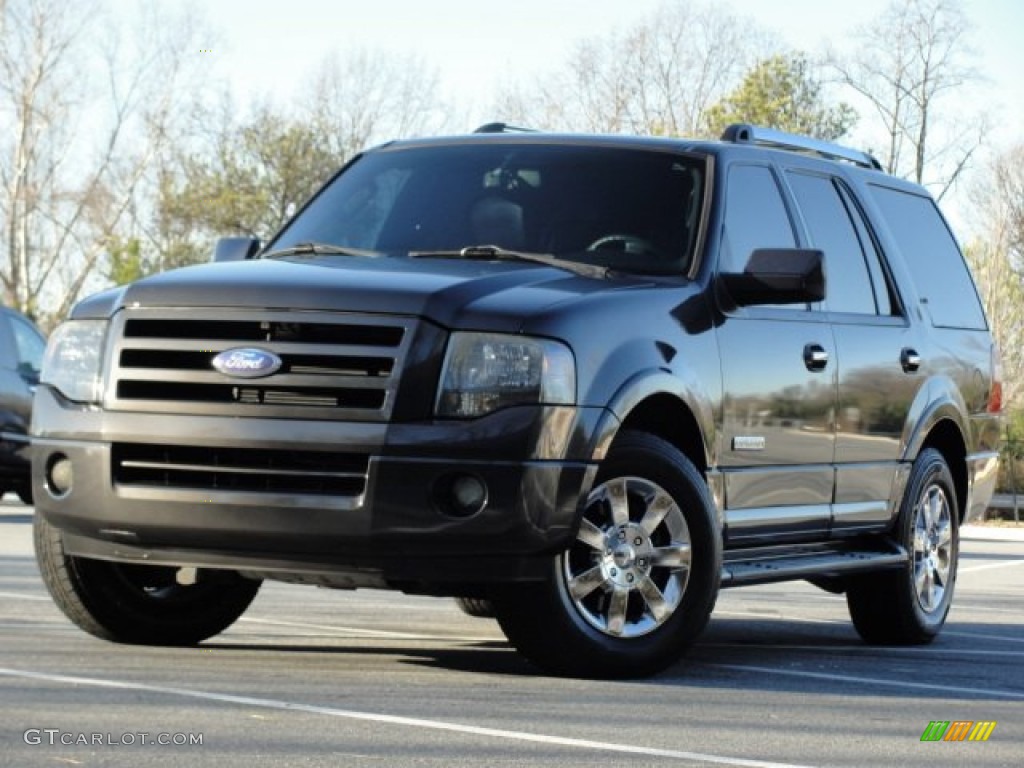 2007 Expedition Limited - Carbon Metallic / Charcoal Black/Caramel photo #1