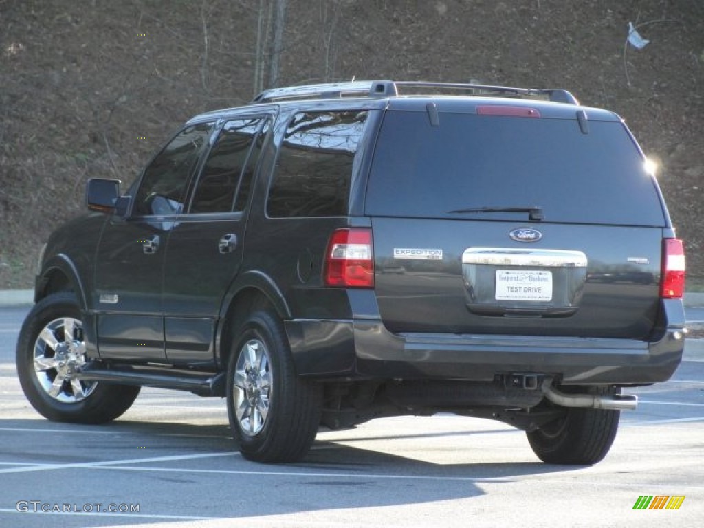 2007 Expedition Limited - Carbon Metallic / Charcoal Black/Caramel photo #3