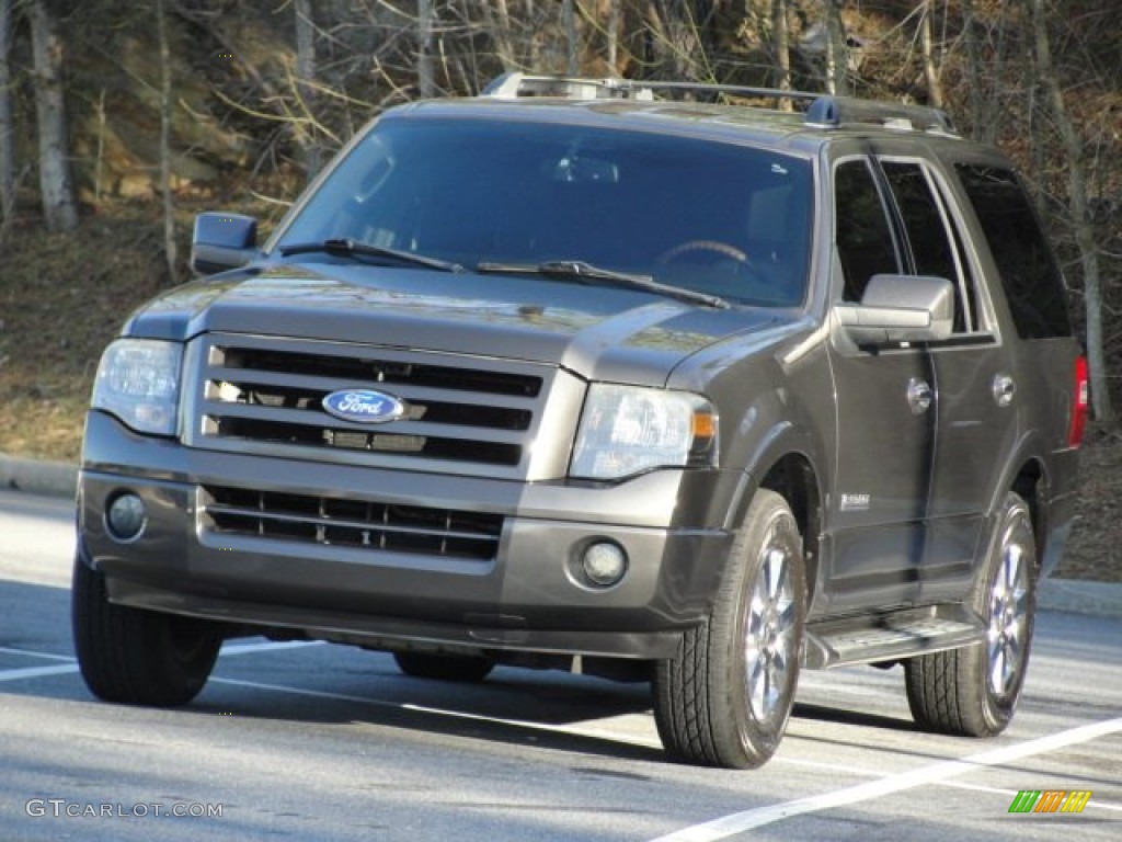 2007 Expedition Limited - Carbon Metallic / Charcoal Black/Caramel photo #7