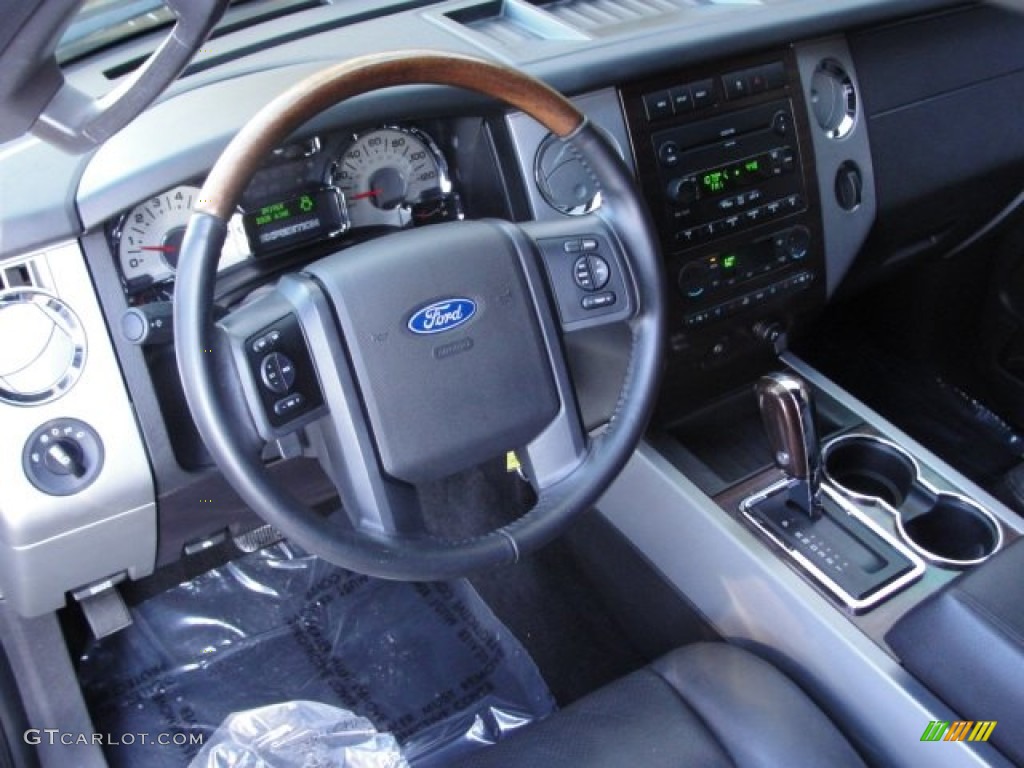 2007 Ford Expedition Limited Charcoal Black/Caramel Dashboard Photo #76750352