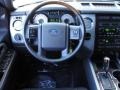 Charcoal Black/Caramel 2007 Ford Expedition Limited Steering Wheel