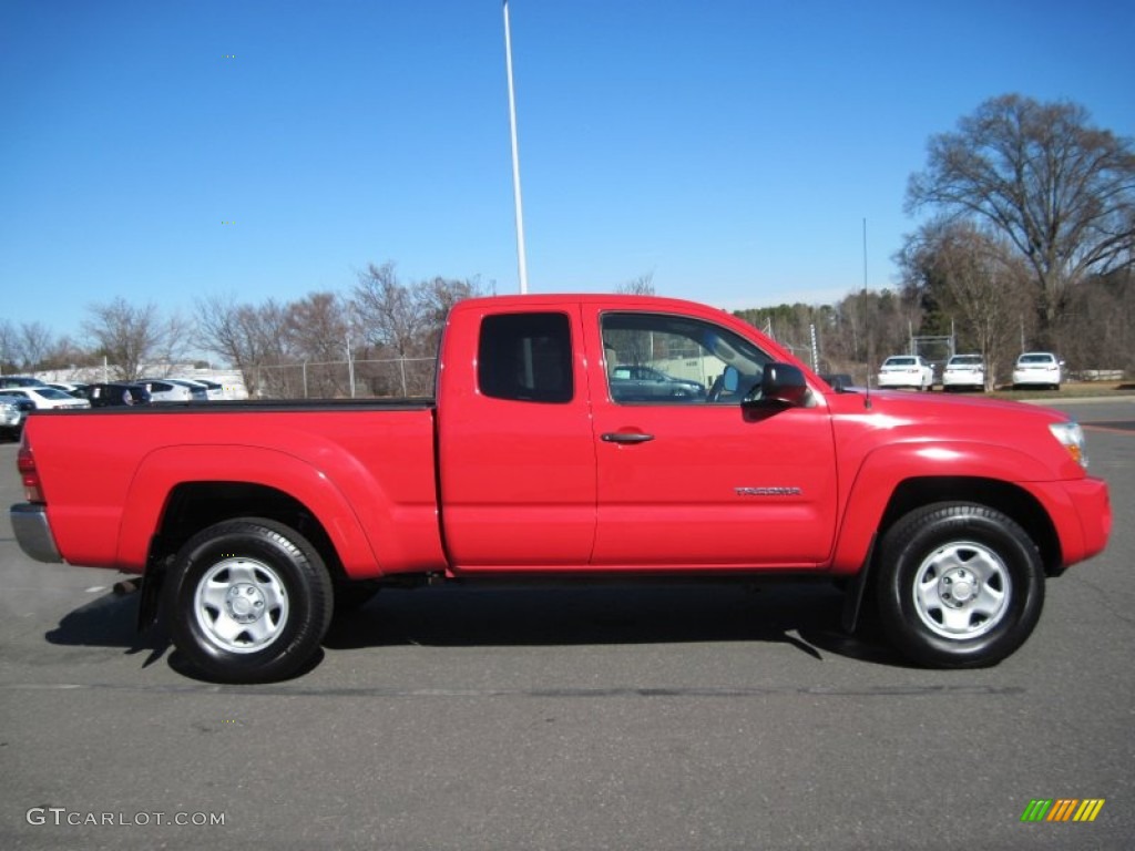 Radiant Red 2005 Toyota Tacoma Access Cab 4x4 Exterior Photo #76750769