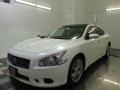 2010 Winter Frost White Nissan Maxima 3.5 SV Premium  photo #3