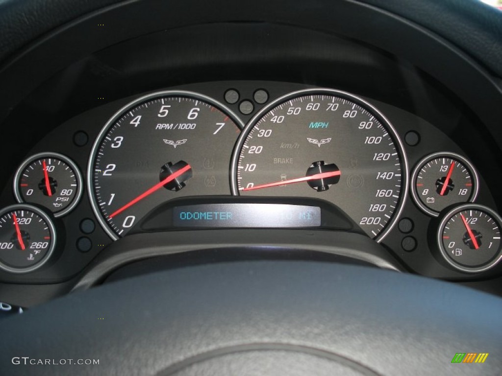 2012 Chevrolet Corvette Grand Sport Convertible Gauges Photo #76751573