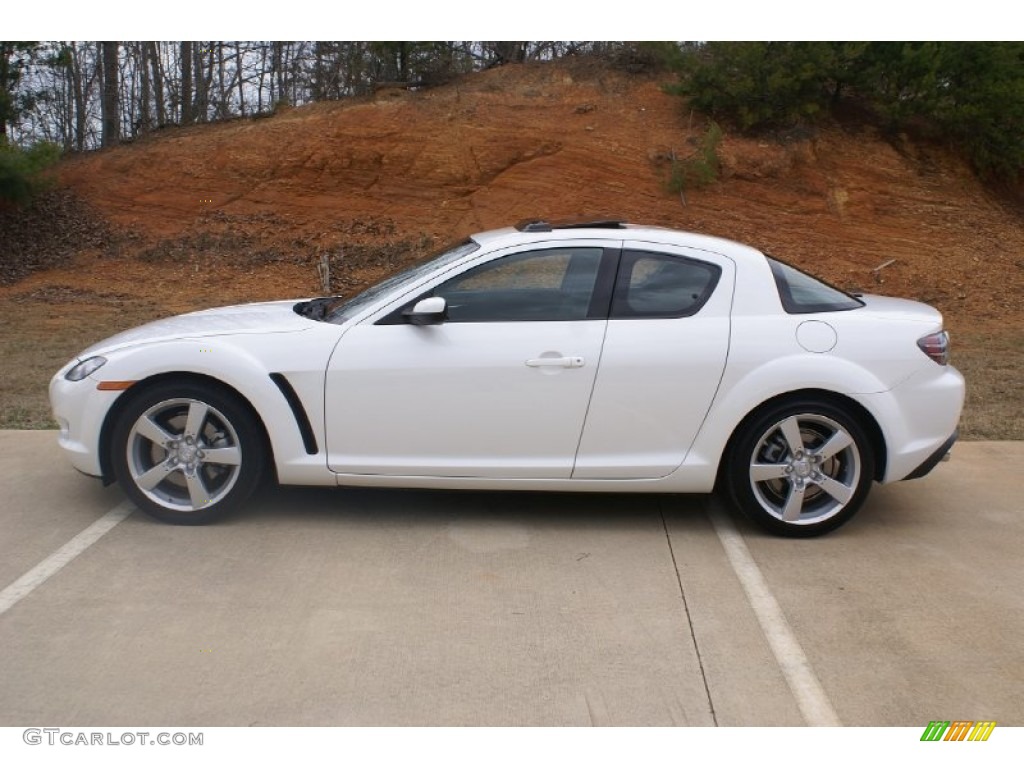 Snowflake White Pearl 2006 Mazda RX-8 Standard RX-8 Model Exterior Photo #76751605