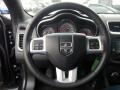 Black/Red 2012 Dodge Avenger SXT Plus Steering Wheel