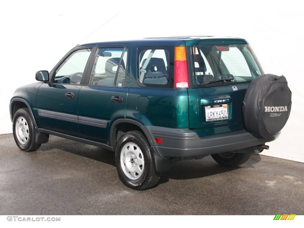 2001 CR-V LX - Clover Green Pearl / Dark Gray photo #2