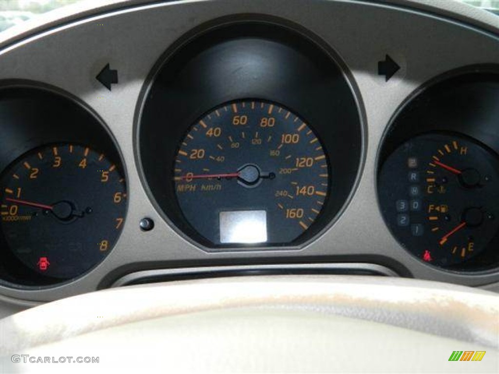 2002 Altima 3.5 SE - Seascape Light Blue / Blond Beige photo #18