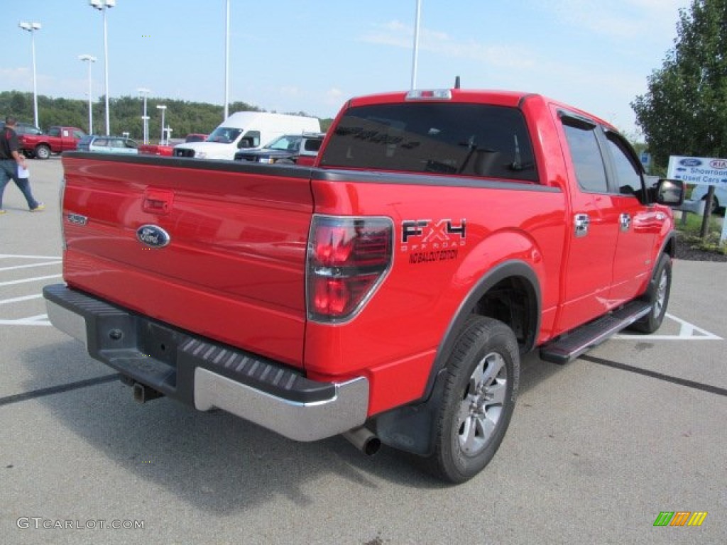 2011 F150 FX4 SuperCrew 4x4 - Race Red / Black photo #12