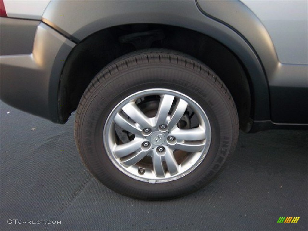 2008 Tucson SE - Platinum Silver / Gray photo #4