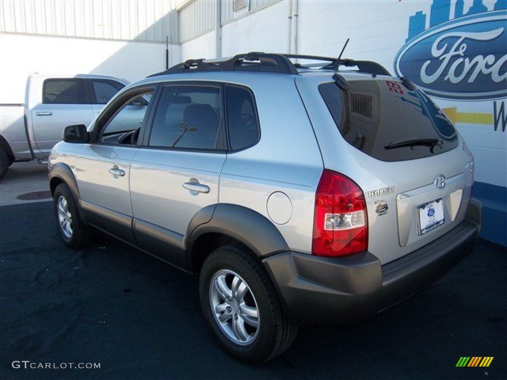 2008 Tucson SE - Platinum Silver / Gray photo #7