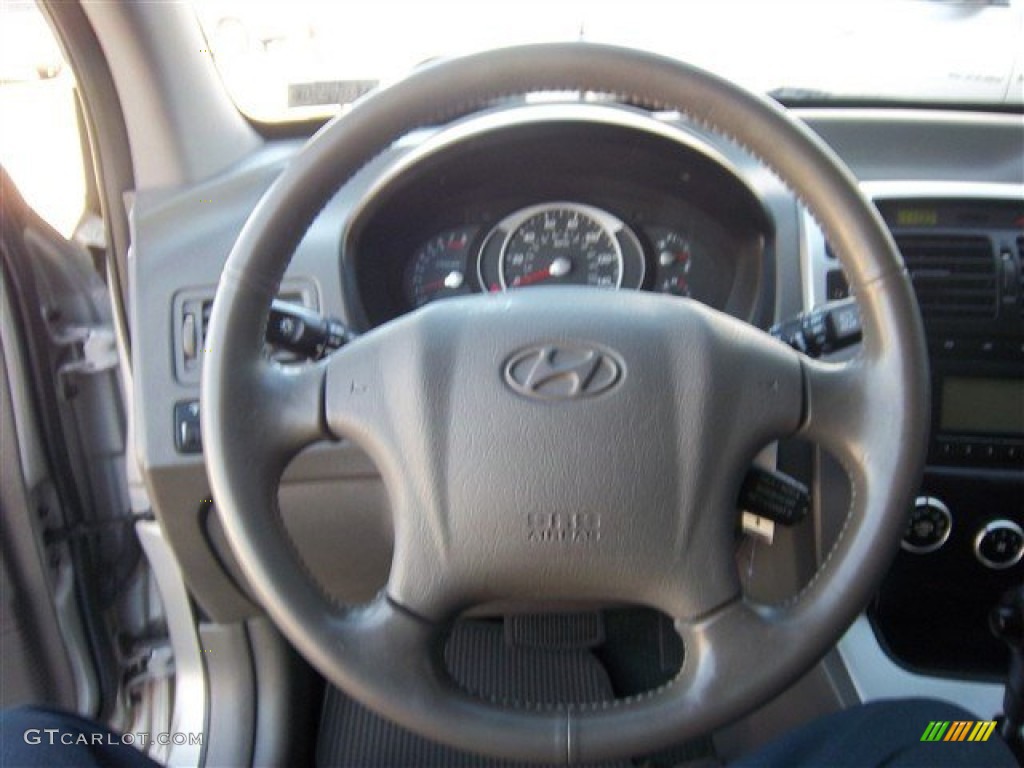 2008 Tucson SE - Platinum Silver / Gray photo #19