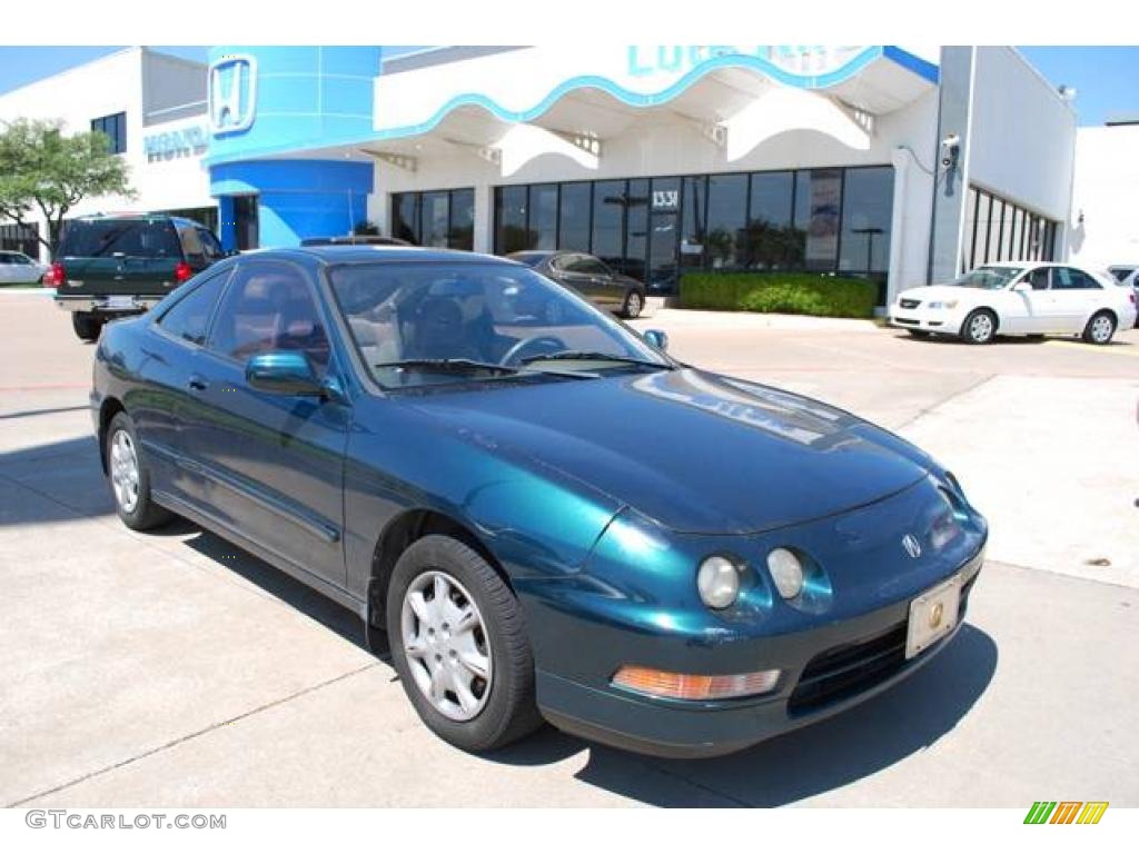 1996 Integra LS Coupe - Cypress Green Pearl Metallic / Beige photo #1
