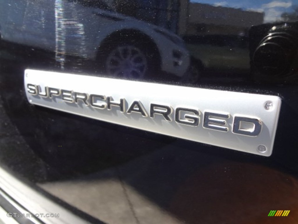 2009 Range Rover Supercharged - Santorini Black Metallic / Ivory/Jet Black photo #12