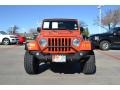 2006 Impact Orange Jeep Wrangler Unlimited Rubicon 4x4  photo #8