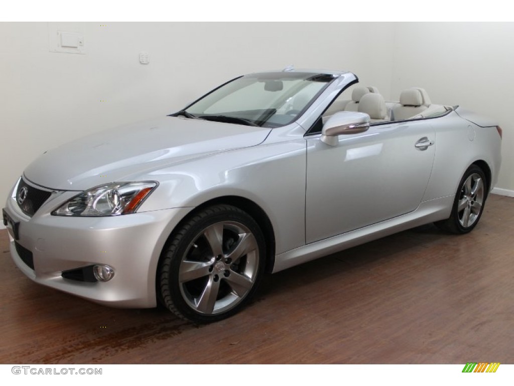 2010 IS 250C Convertible - Tungsten Silver Pearl / Alabaster photo #1