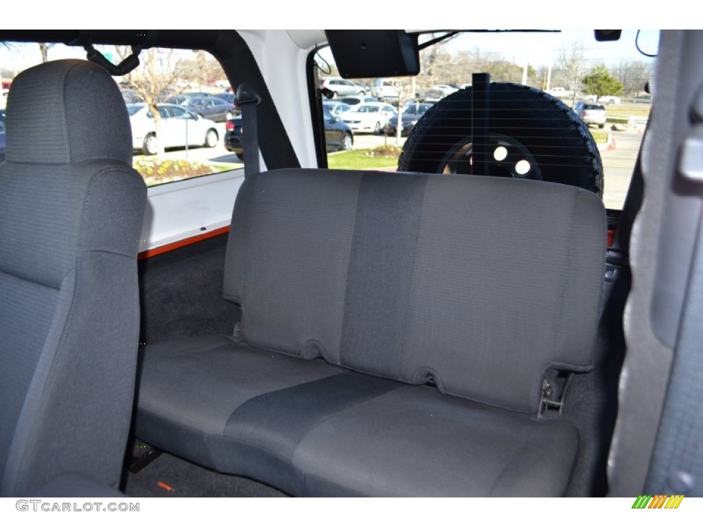 2006 Jeep Wrangler Unlimited Rubicon 4x4 Rear Seat Photo #76755536