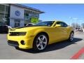 Rally Yellow 2010 Chevrolet Camaro SS/RS Coupe
