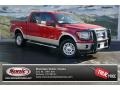 2010 Red Candy Metallic Ford F150 Lariat SuperCrew 4x4  photo #1