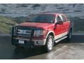 2010 Red Candy Metallic Ford F150 Lariat SuperCrew 4x4  photo #4