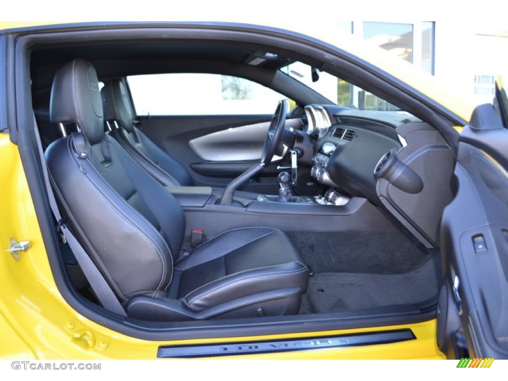 Black Interior 2010 Chevrolet Camaro SS/RS Coupe Photo #76756082