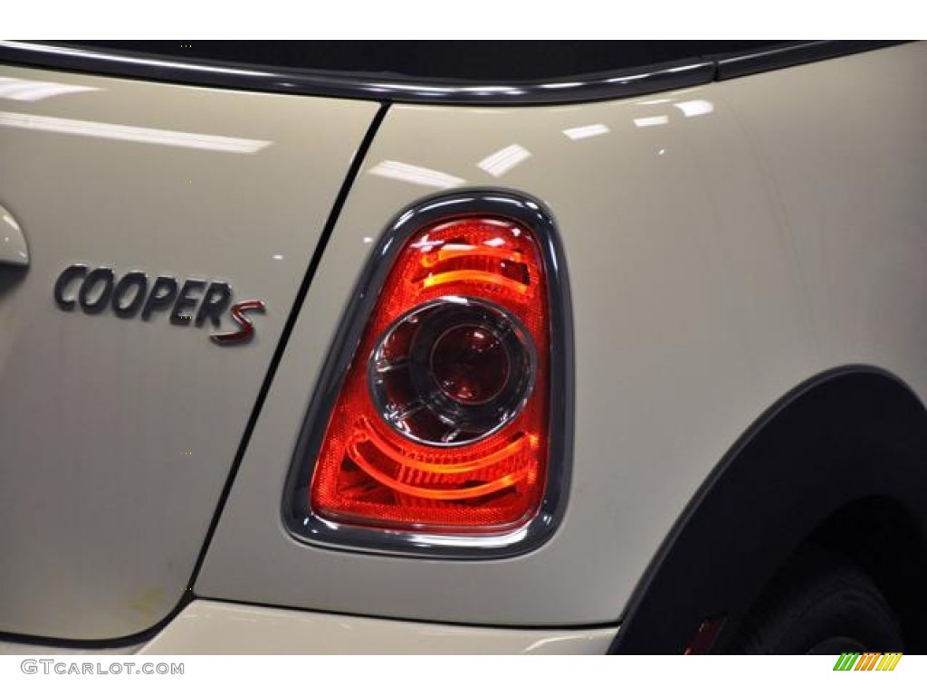 2013 Cooper S Convertible - Pepper White / Carbon Black photo #13
