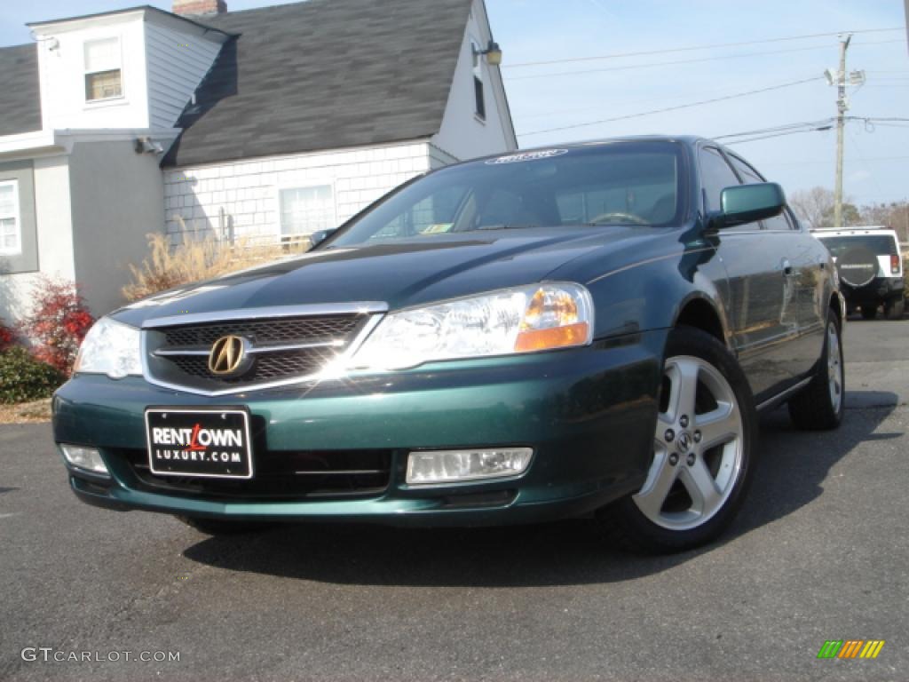 2002 TL 3.2 Type S - S Noble Green Metallic / Parchment photo #1