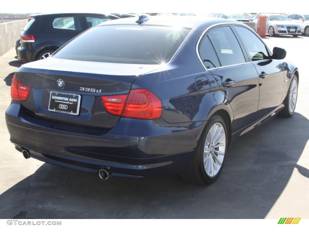 2011 3 Series 335d Sedan - Deep Sea Blue Metallic / Beige photo #7