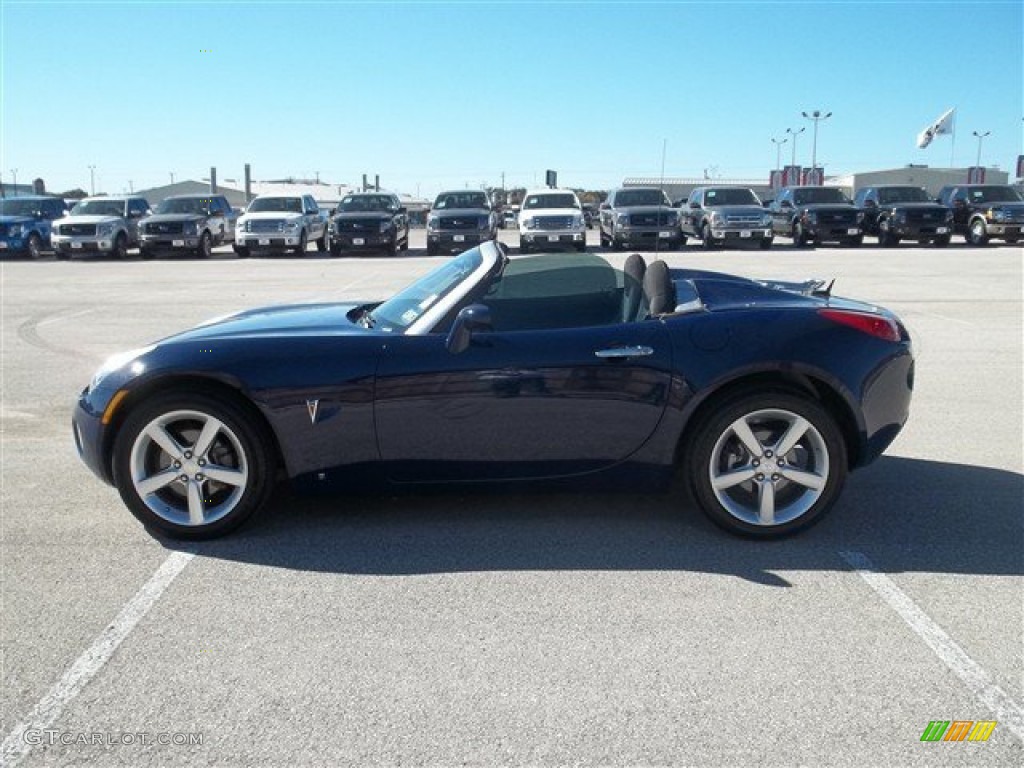 2009 Solstice Roadster - Deep Blue / Ebony/Sand photo #8