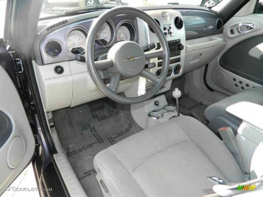 Pastel Slate Gray Interior 2007 Chrysler PT Cruiser Convertible Photo #76758674