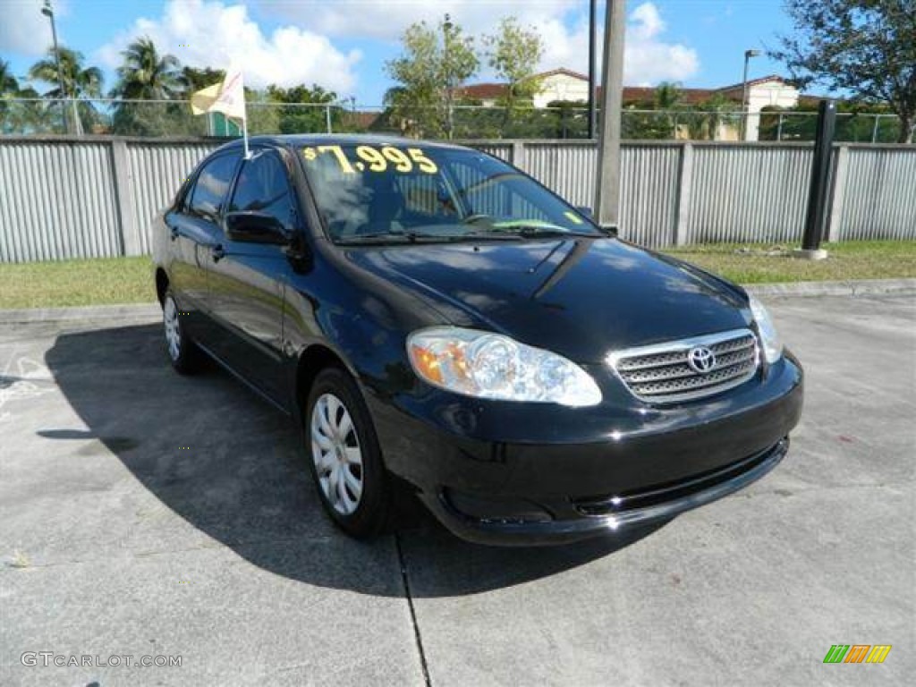 2006 Corolla CE - Black Sand Pearl / Stone photo #1