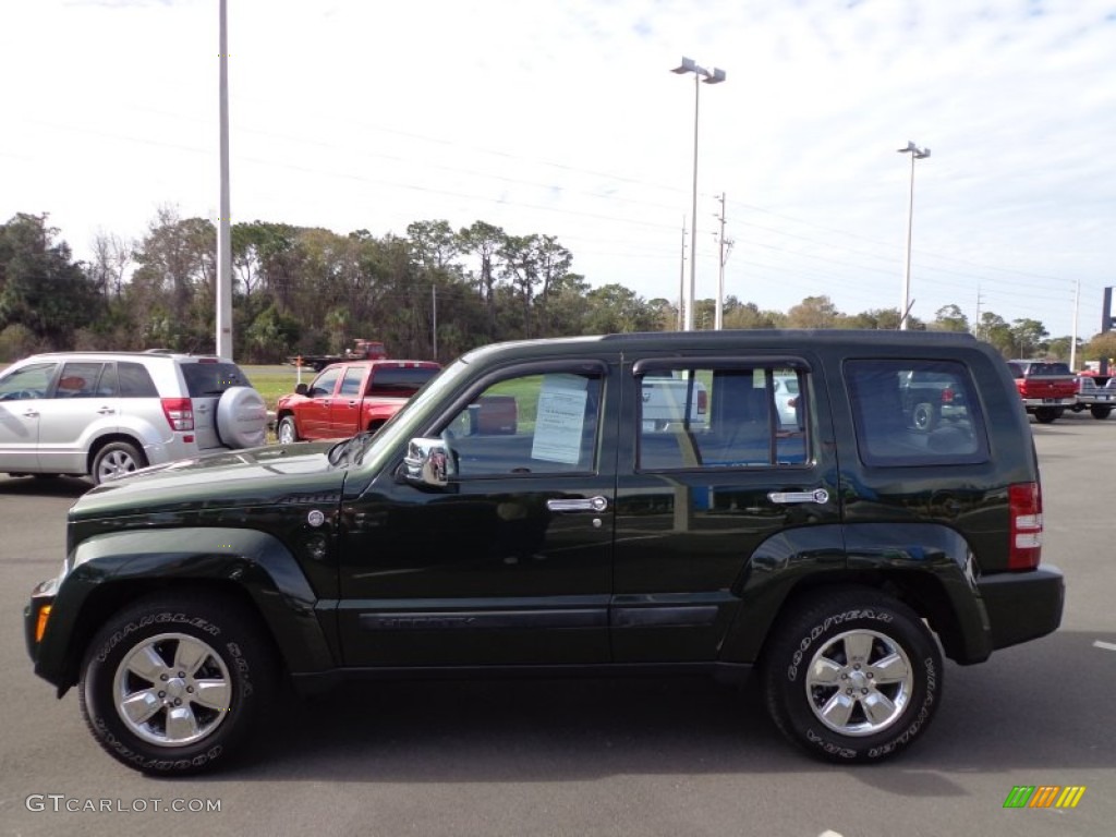 Natural Green Pearl 2010 Jeep Liberty Sport 4x4 Exterior Photo #76760619