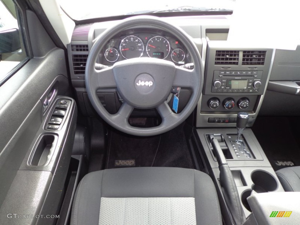 2010 Jeep Liberty Sport 4x4 Dark Slate Gray Dashboard Photo #76760690