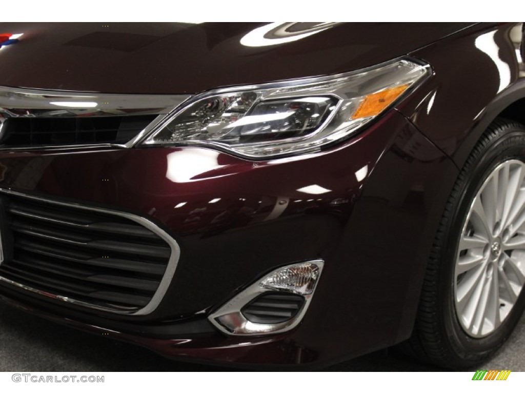 2013 Avalon Hybrid XLE - Sizzling Crimson Mica / Almond photo #9
